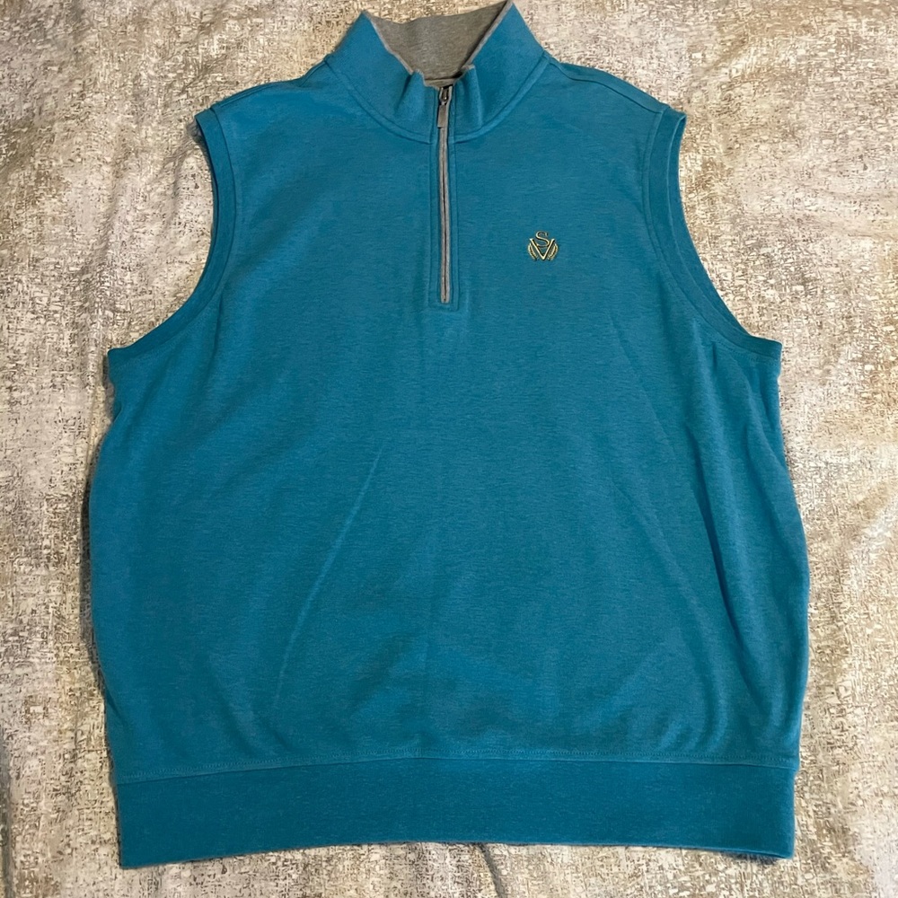 Men’s Quarter Zip Golf Vest